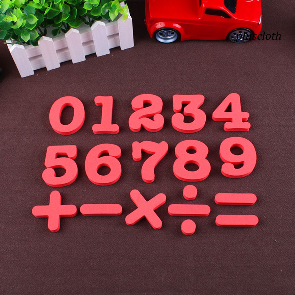 Nam Châm Dán Tủ Lạnh Hình Chữ Cái Và Số Cho Bé