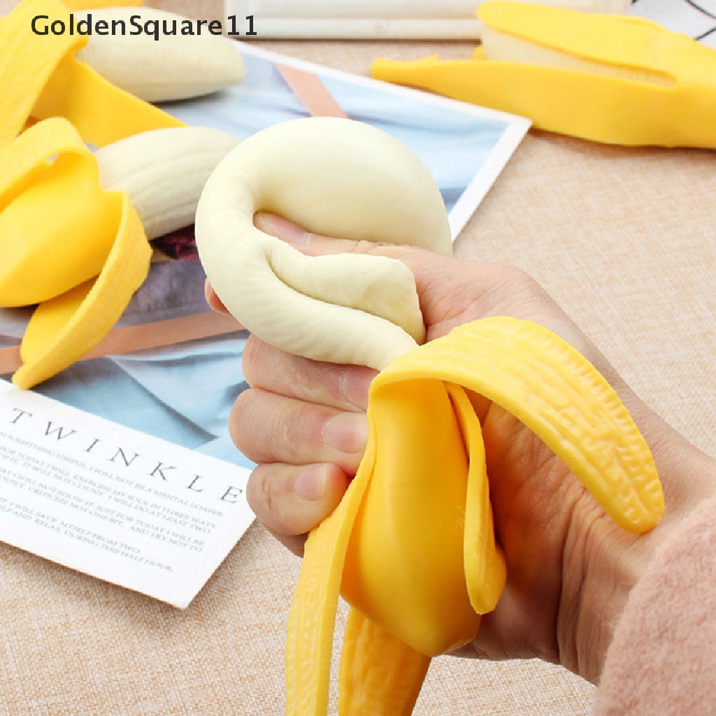 [Goldsquare11] Đồ Chơi Bóp Để Giảm Căng Thẳng, Hình Quả Chuối