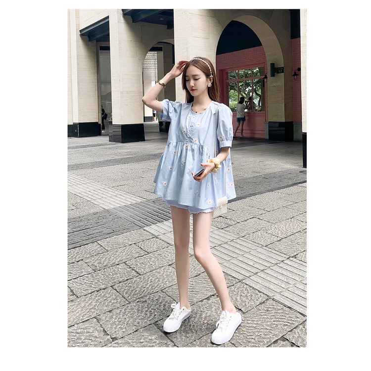 Áo Bầu Xinh Sơ Mi Bầu Xinh Ab191