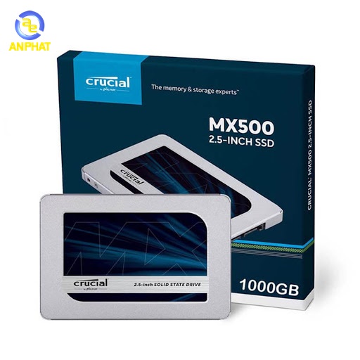 (NEW) Ổ cứng gắn trong SSD Crucial MX500 2.5 inch Sata III - Chính hãng Crucial | BigBuy360 - bigbuy360.vn