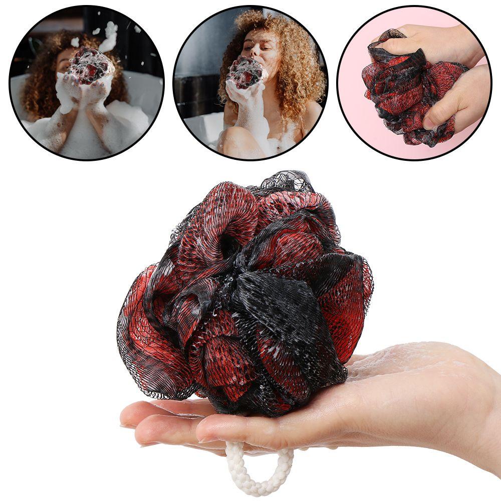 Bóng chà lưng tẩy tế bào chết bằng xơ mướp nhiều màu tiện dụng