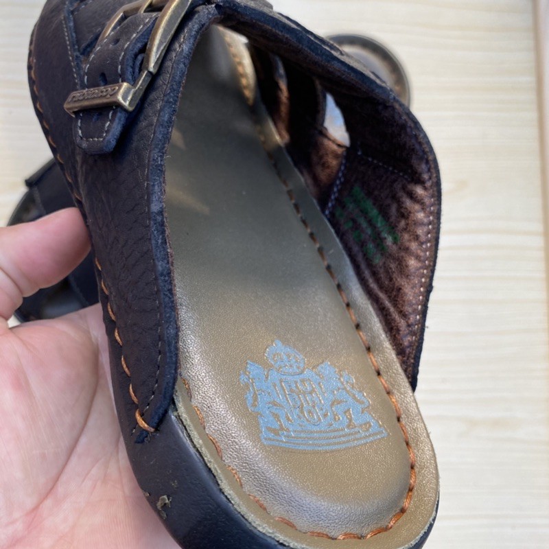 Dép da bít mũi, dép rọ da cao cấp chất liệu da bò 100%, bảo hành 365 ngày