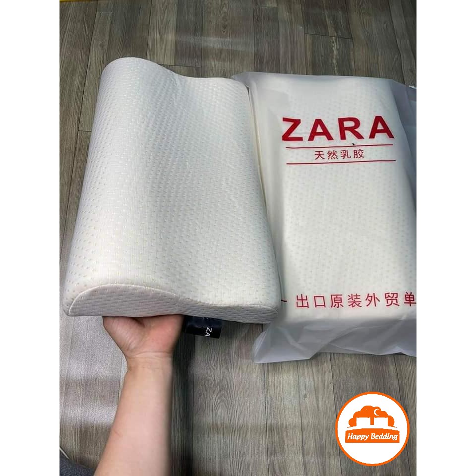 Gối Cao Su Non Zara Chống ngáy ngủ, đau vai gáy - Happy Bedding
