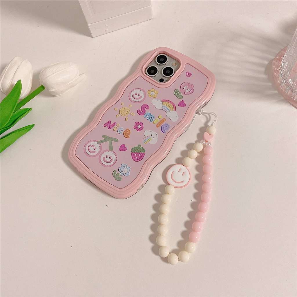 Ốp Điện Thoại Họa Tiết Cô Gái Cầu Vồng Dễ Thương Cho iPhone 13 12 11 X Xr Xs Pro Max SNSL9