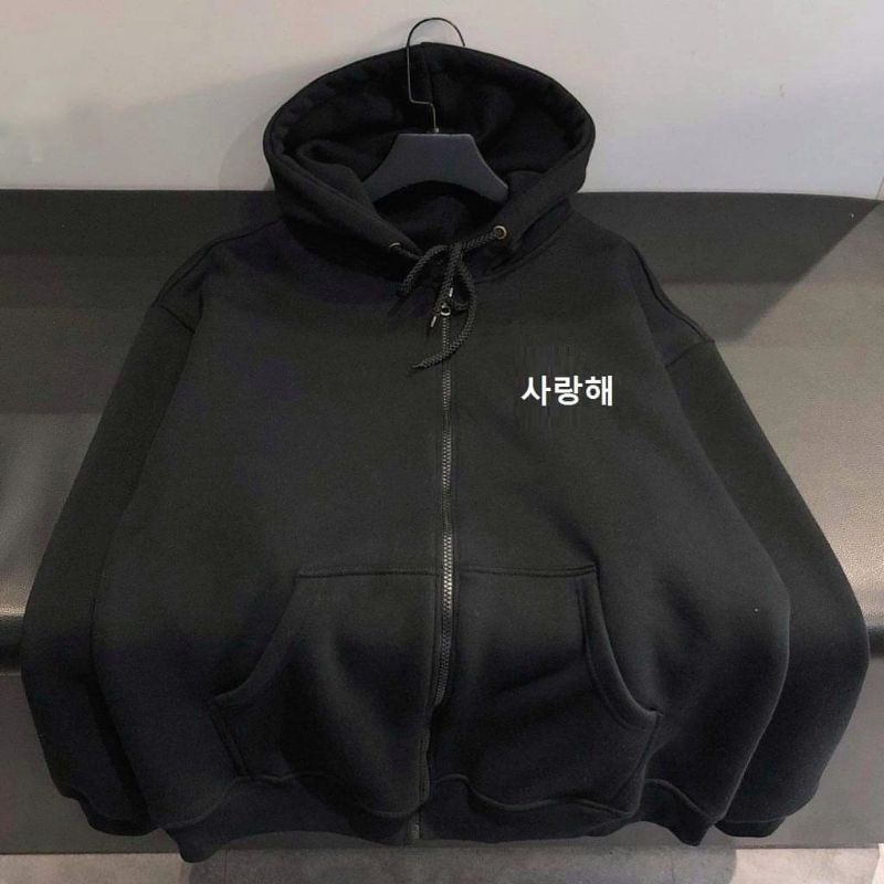 [CAO CẤP] Áo Khoác Nỉ Hàn Unisex Chất Nỉ bông