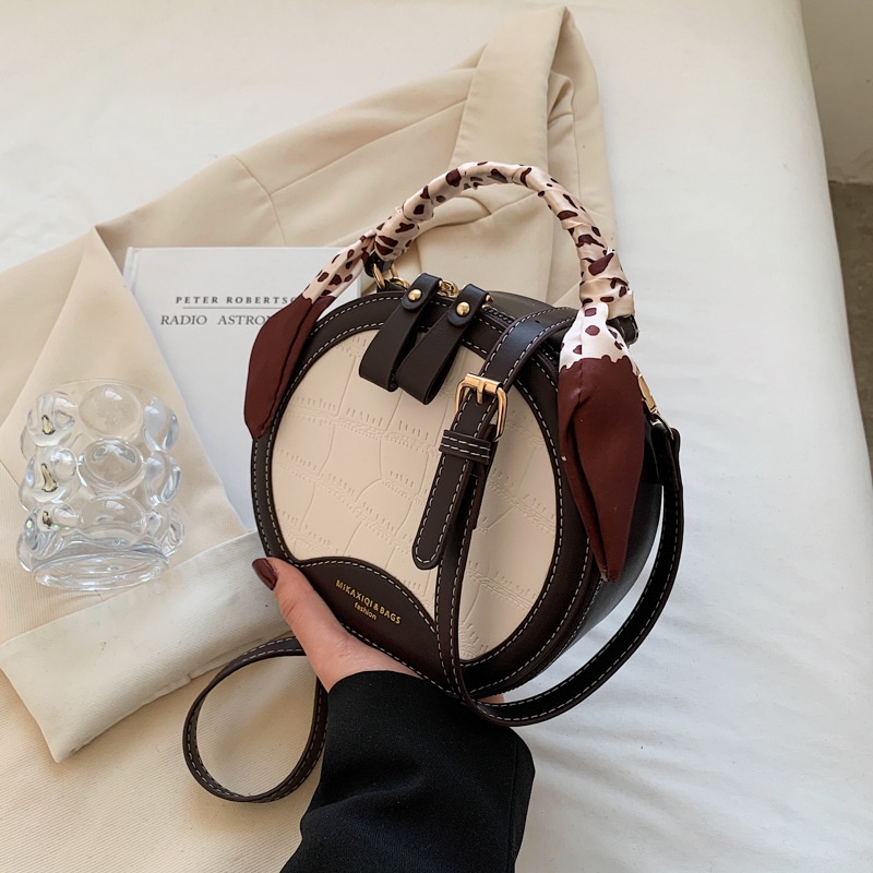 Túi Xách Tròn Nhỏ Xinh Thời Trang Pháp 2022 Cho Nữ