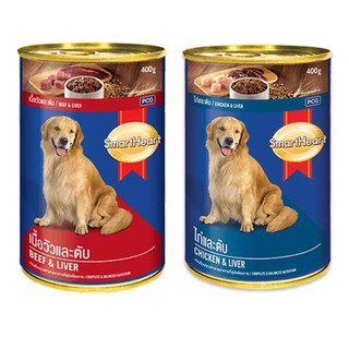 Pate cho chó smartheart dạng lon 400gr