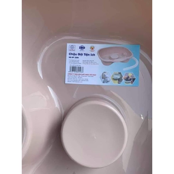 [FREESHIP] CHẬU GỘI ĐẦU TẠI GIƯỜNG CHO NGƯỜI GIÀ, BÀ BẦU VÀ TRẺ NHỎ
