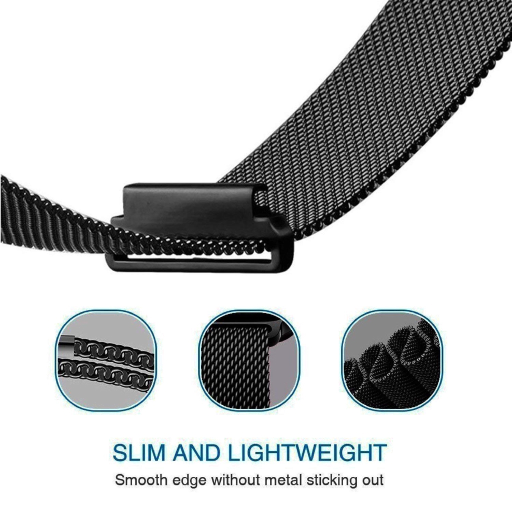 Milanese Loop Strap For Realme Watches Stainless Steel Metal Mesh Bracelet For Realme Smart Watch Strap
