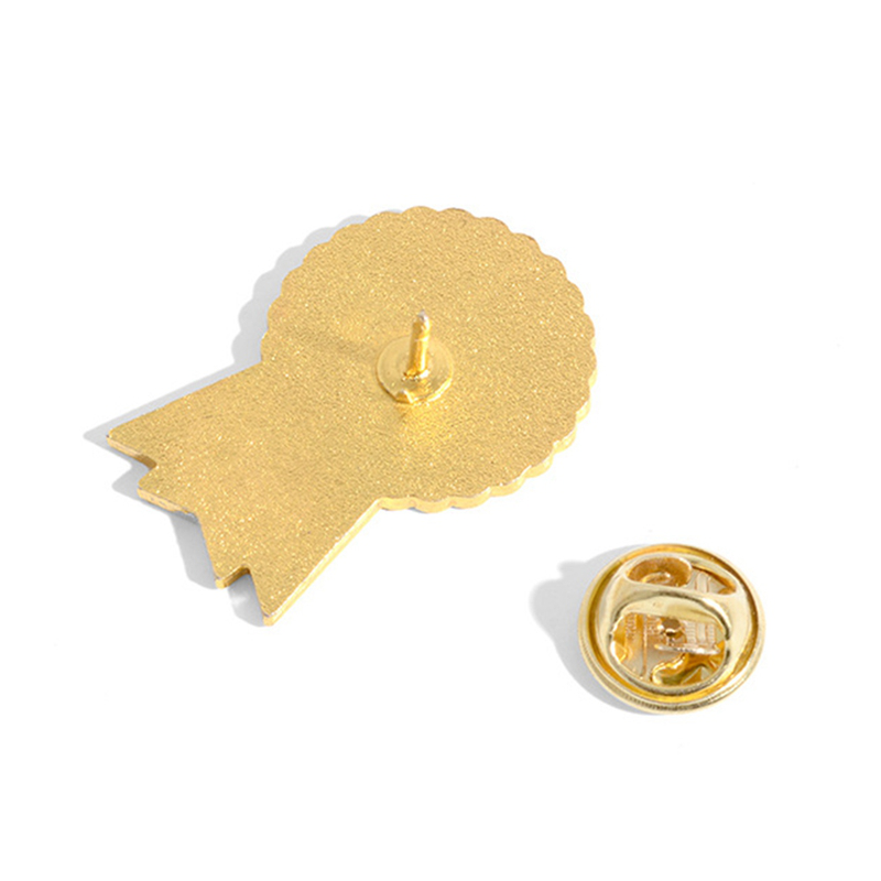 Huy Hiệu Cài Áo Kim Loại Tráng Men Hình Chữ Cái Đáng Yêu