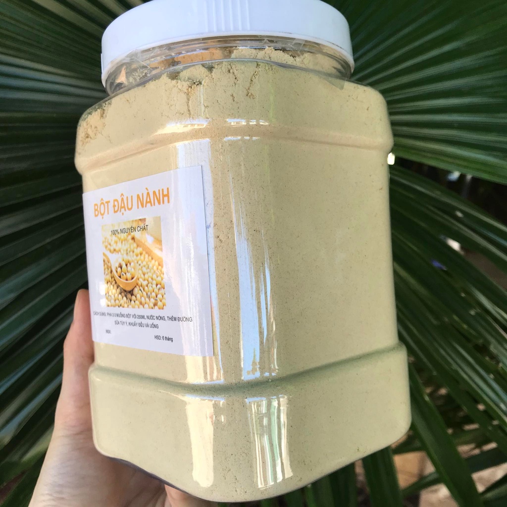 Bột đậu nành  nguyên xơ - nguyên chất giảm cân, tăng vòng 1, đẹp da