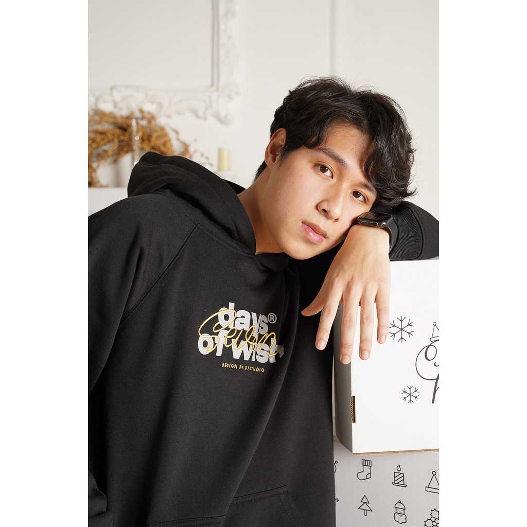 Áo Hoodie nỉ bông N7 SDOW basic nam nữ form rộng thu đông Local Brand