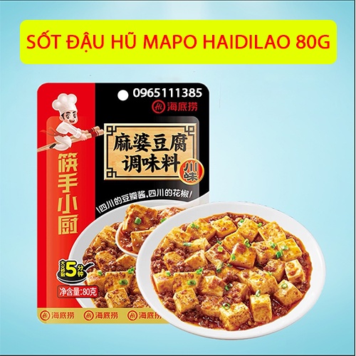 Sốt Đậu Phụ Mapo Haidilao 80g - Cay Vừa