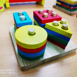 Combo đồng hồ số hình khối