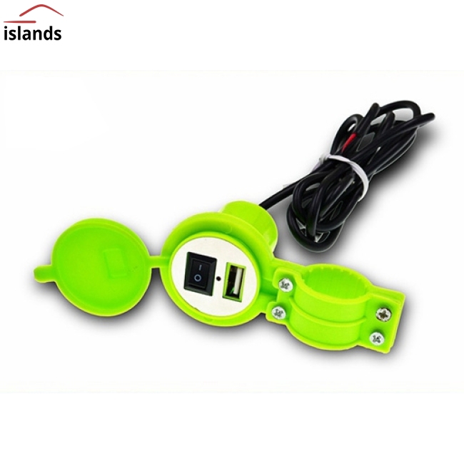 Bộ sạc USB 12V đến 5V 1.5A chống thấm nước dùng cho xe máy