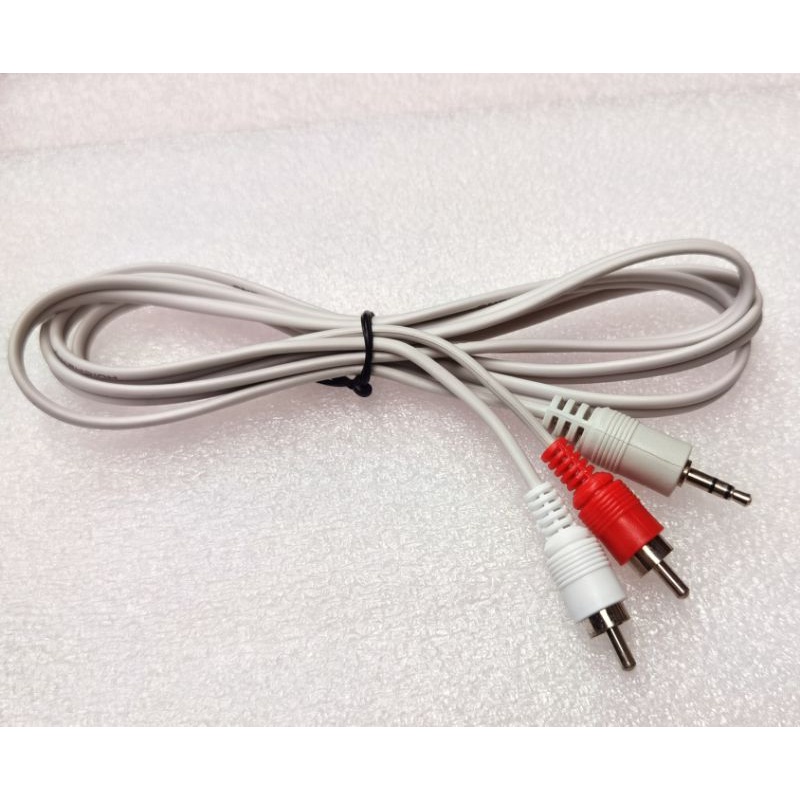 Dây 2 Đầu Bông Sen AV ra 3.5 mm và 2 đầu bông sen AV, 1,5m, Dây Đôi Tách Rời Chống Nhiễu