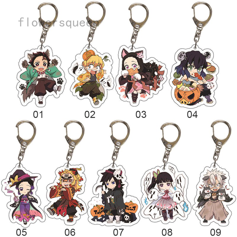 flowersqueen Móc khóa thiết kế hình các nhân vật anime Amami No Yaiba