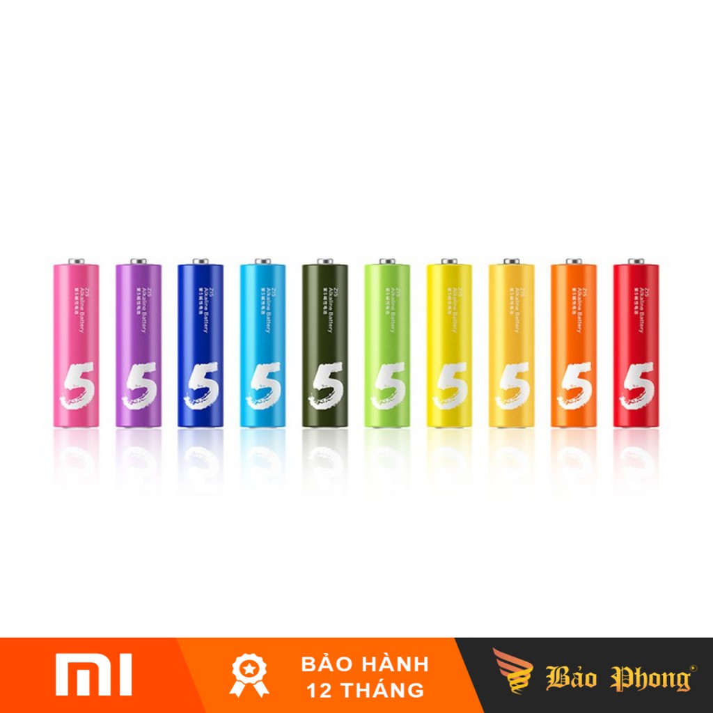 Pin tiểu AA/AAA 10 viên XIAOMI Rainbow Battery