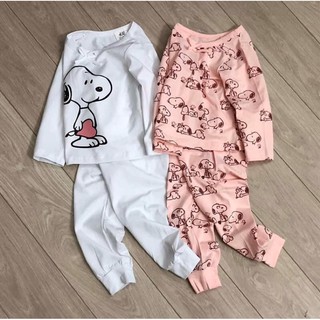 Combo 2 bộ Snoopy hồng cho bé gái