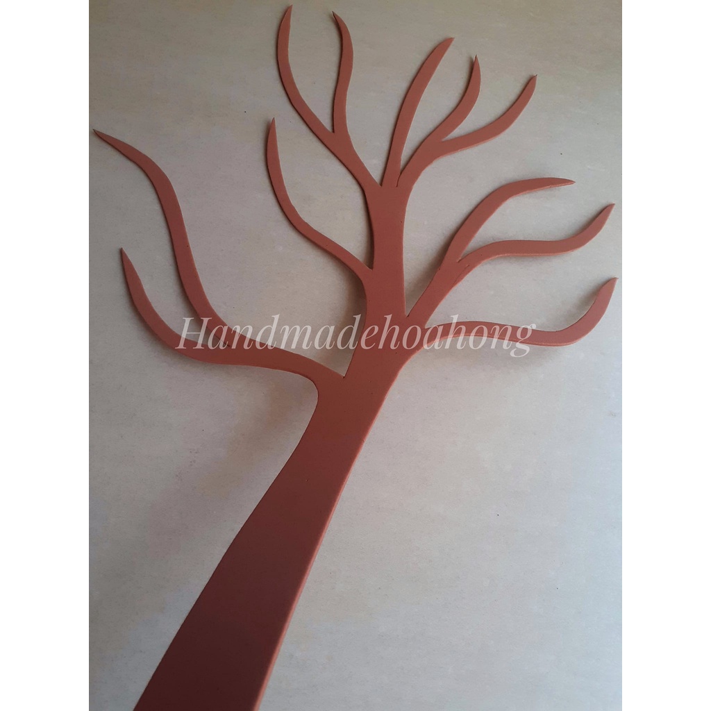 1 THÂN CÂY XỐP, 100 x 66cm và 60 x 48cm  - Hình trang trí lớp học, mầm non, tường nhà.