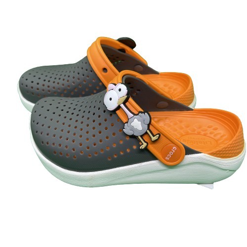 Dép cross literide cho bé trai và bé gái  black color đế trắng lót đỏ quai ngang hàng  xuất đi full b