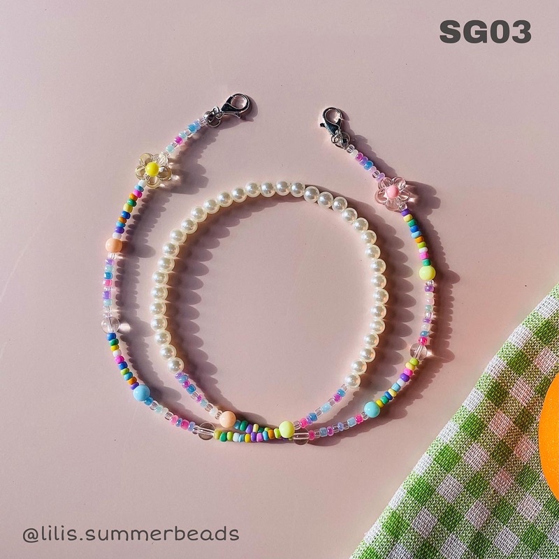 Dây đeo khẩu trang LILI SPARKLING GARDEN MASK CHAIN COLLECTION - LILI’S SUMMER BEADS