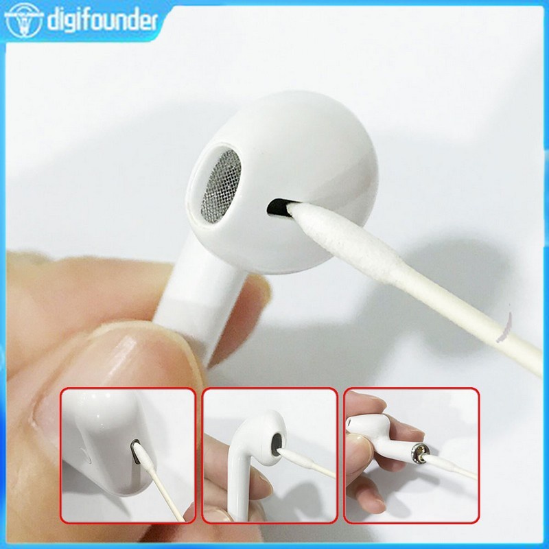 Set 25 Tăm Bông Cotton Chống Bụi Dành Cho Tai Nghe Airpods