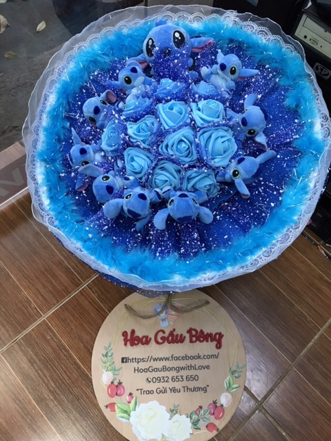 Hoa Gấu Bông stick