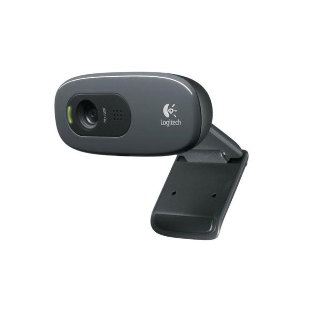 Webcam Logitech C270 HD Gọi, học, họp trực tuyến, Webcam góc rộng với micro giảm tiếng ồn. Hàng chính hãng