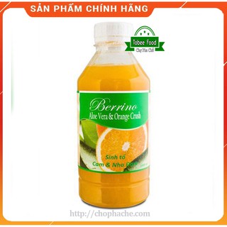 BERRINO CAM - NHA ĐAM 1 LÍT - Nguyên Liệu Pha Chế Sinh Tố - Nước Trái Cây Thơm Ngon Chất Lượng