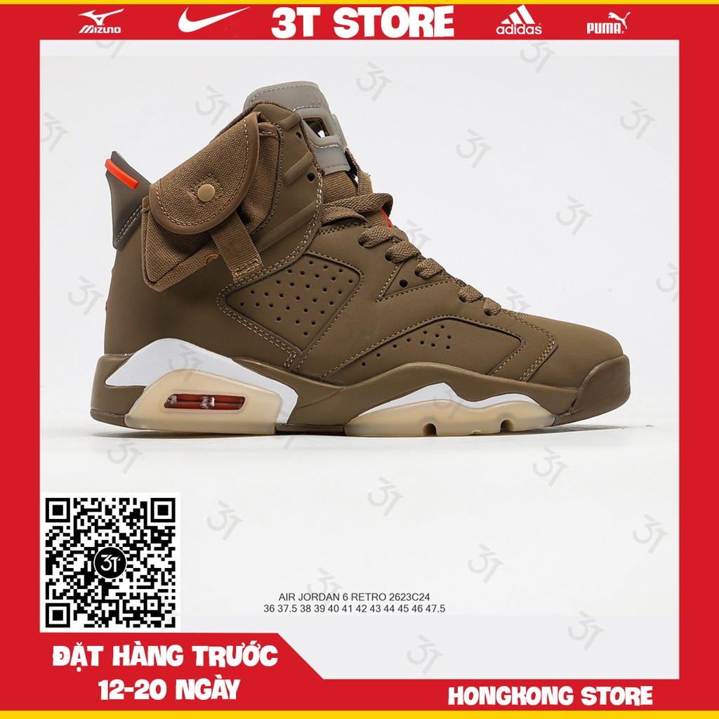 GIÀY SNEAKER MÃ SẢN PHẨM_  Air Jordan 6 Retro NHIỀU MÀU PHONG CÁCH FULLBOX + FREESHIP TOÀN QUỐC