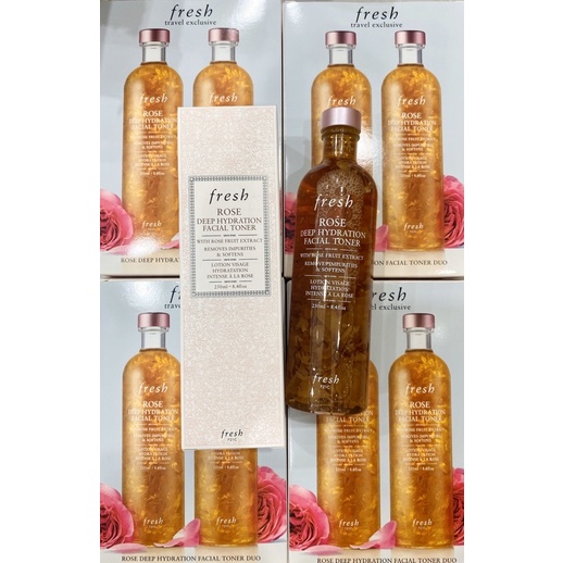 NƯỚC HOA HỒNG FRESH ROSE DEEP HYDRATION TONER 250ml (có bil)