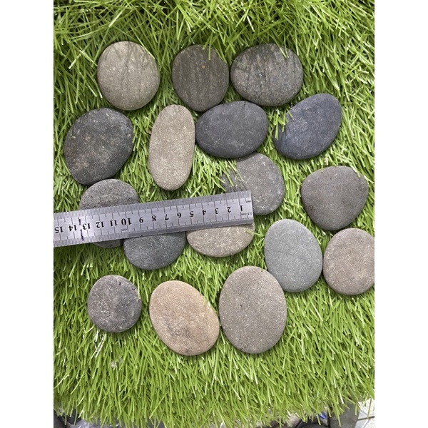 1 viên đá sỏi gắn tranh 5 cm