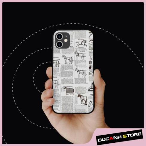 Ốp lưng iphone SAMSUNG newspaper collage art pop art sang trọng  cho các dòng iPhone PAP20211011