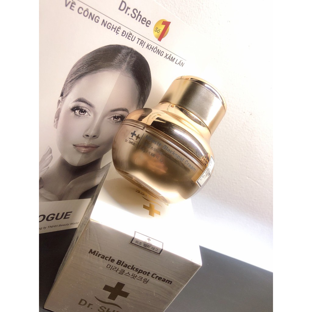 Lọc Sắc Tố Phân Tử Hidro Chuyên Sâu Nám MIRACLE BLACKSPOT CREAM