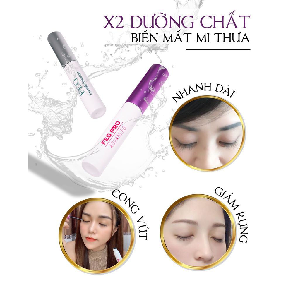 [Mã INBAU30 giảm 30K đơn 199K] Combo Serum Dưỡng Mi Toàn Diện FEG - Dưỡng Mi Chắc Khỏe, Dài, Cong Vút Sau 14 Ngày (3ml) | BigBuy360 - bigbuy360.vn