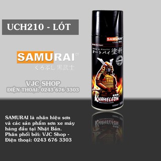 Chai sơn xịt sơn lót xe máy cao cấp SAMURAI