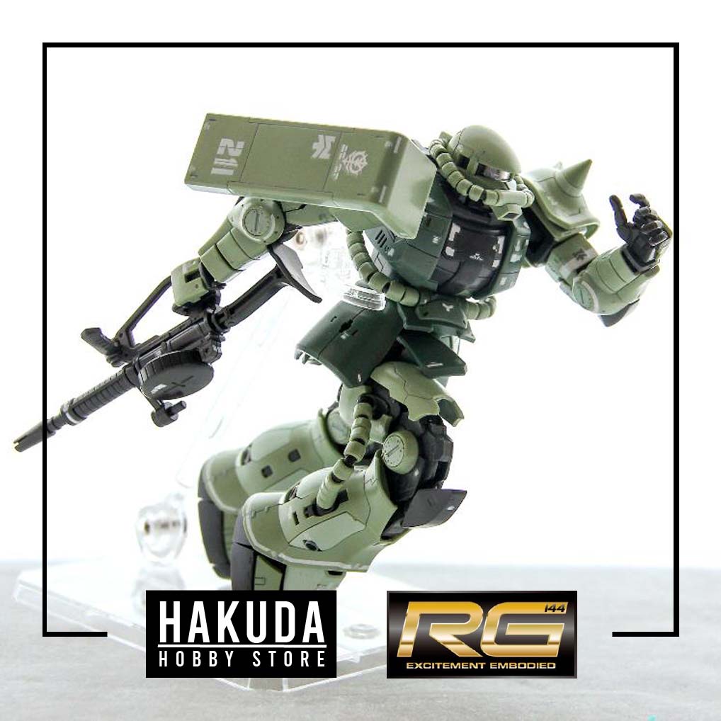 Mô hình RG 04 1/144 Zaku II - Chính hãng Bandai Nhật Bản