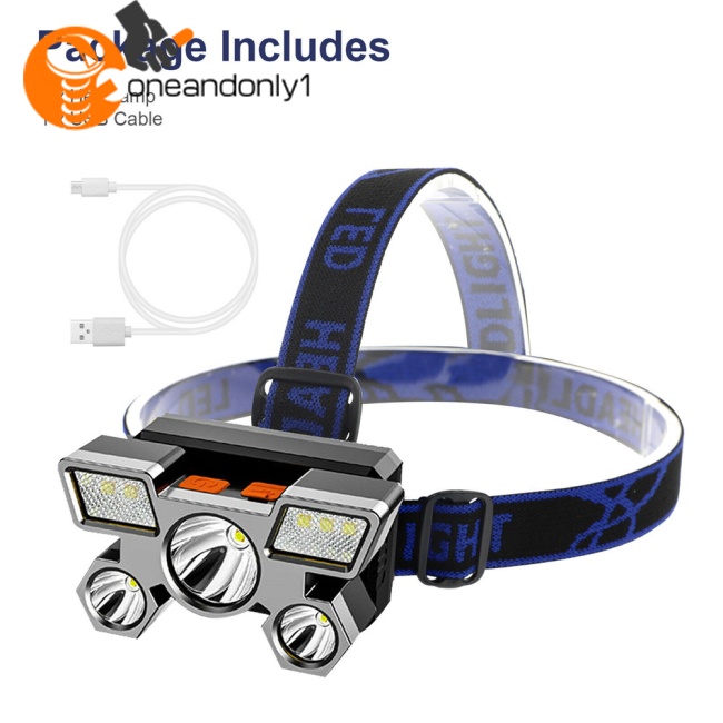 Đèn Led Đeo Đầu Siêu Sáng 4 Chế Độ Tùy Chỉnh Kèm Sạc Usb Tiện Dụng Chất Lượng Cao