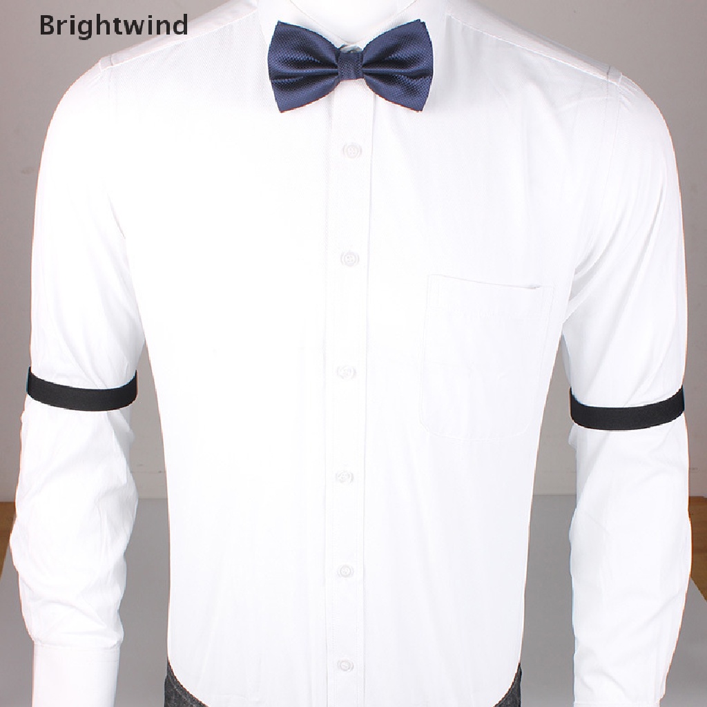 [Brightwind] Elastic Armband Shirt Sleeve Holder Women Men Fashion Adjustable Arm Cuffs Bands Hot Sell