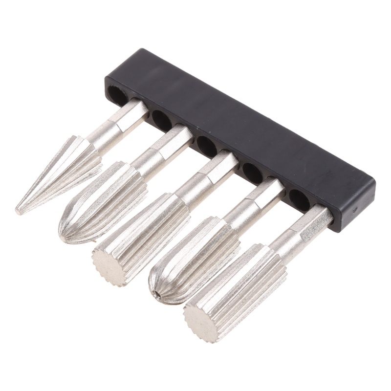 Bộ 5 Mũi Mài Dạng Xoay Nhiều Hình Dạng 1 / 4 "H.S.S.S Tự Làm