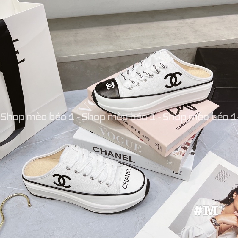 Giày sục thể thao cn mũi pha đế cao fullbox