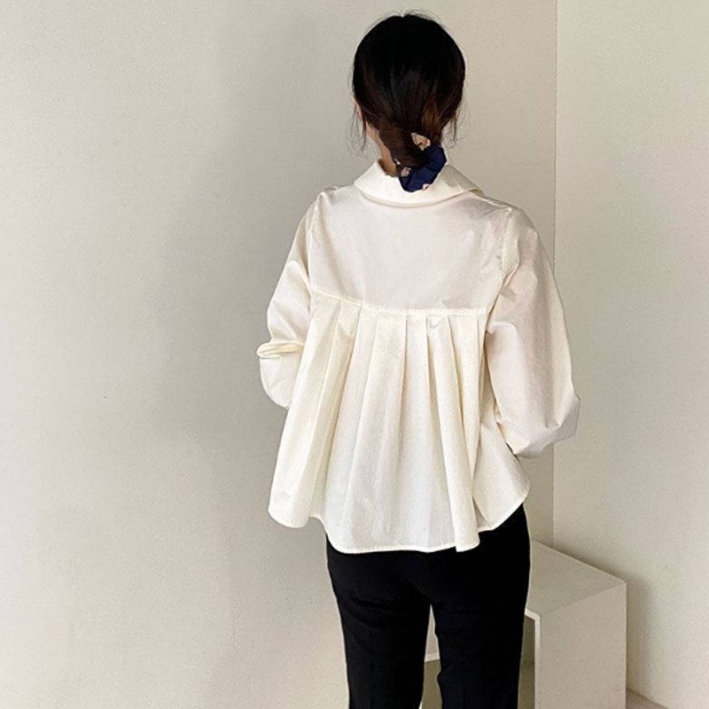 Áo Sơ Mi Nữ Dài Tay Phong Cách Hàn Quốc
