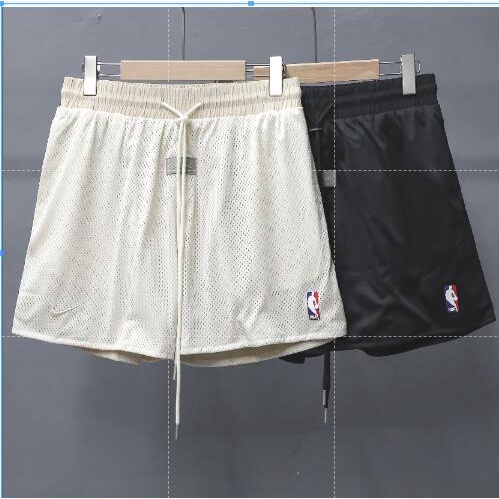 Hàng Có Sẵn Quần Short Dây Rút Thể Thao Đường Phố Hai Mặt Phối Lưới Kích Thước M-2Xl FEAR OF GOD Tripartite Thời Trang