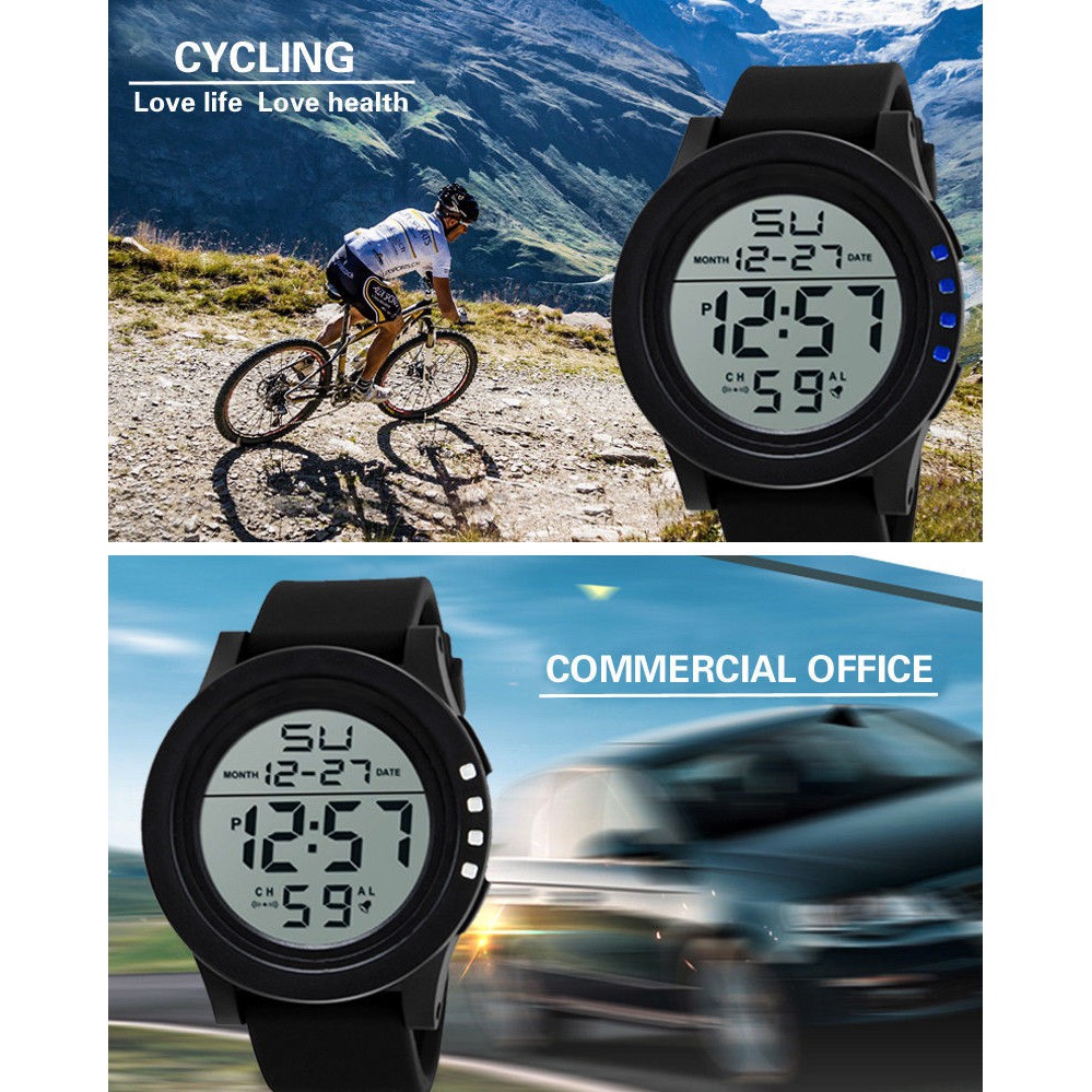Fashion Men's LED Digital Quartz Military Luxury Sport Date Watches