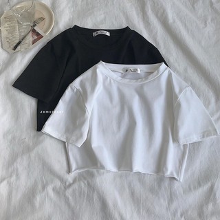  Áo croptop trơn TIU - 1464    Jem Closet   