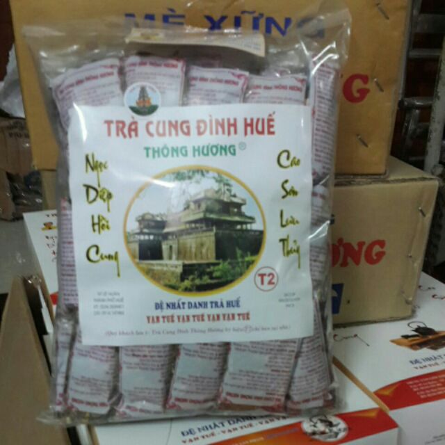 4 gói trà cung đình thông hương ký hiệu t2 thượng hạng