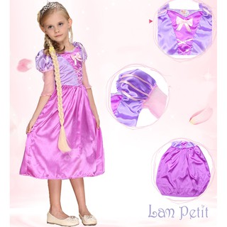 COMBO ĐẦM TÓC MÂY RAPUNZEL và LỌ LEM CINDERELLA