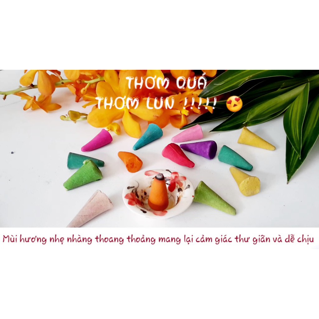 Trầm Hương - Trầm Nụ Thái Lan 100 Viên Incense Mix Scent Thơm