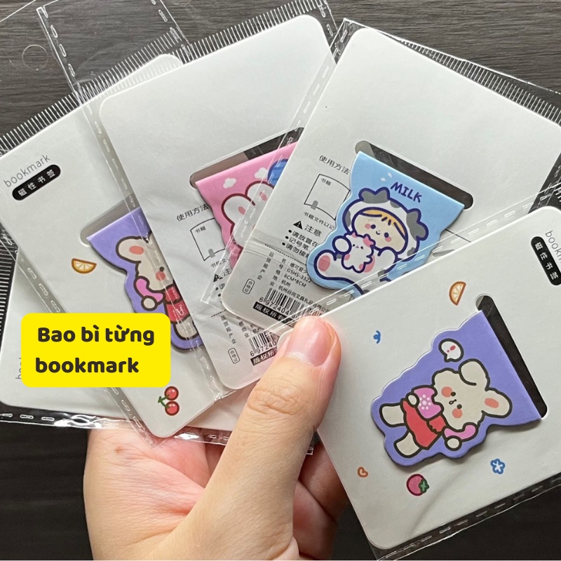 Bookmark nam châm đánh dấu trang cute